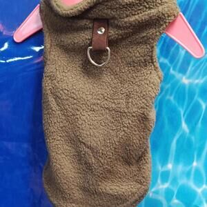 Pet Clothing- Fleece Walking Jacket with Leash loop- Pullover Super Soft